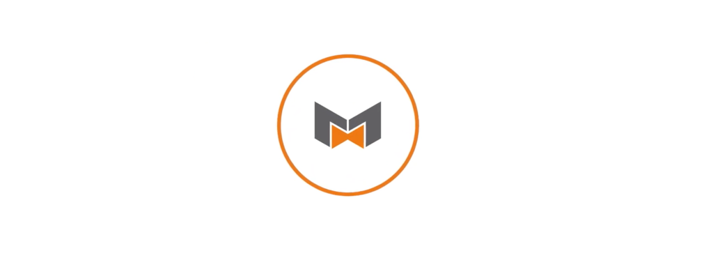 A photo of the Mutonic logo with an orange circle around it